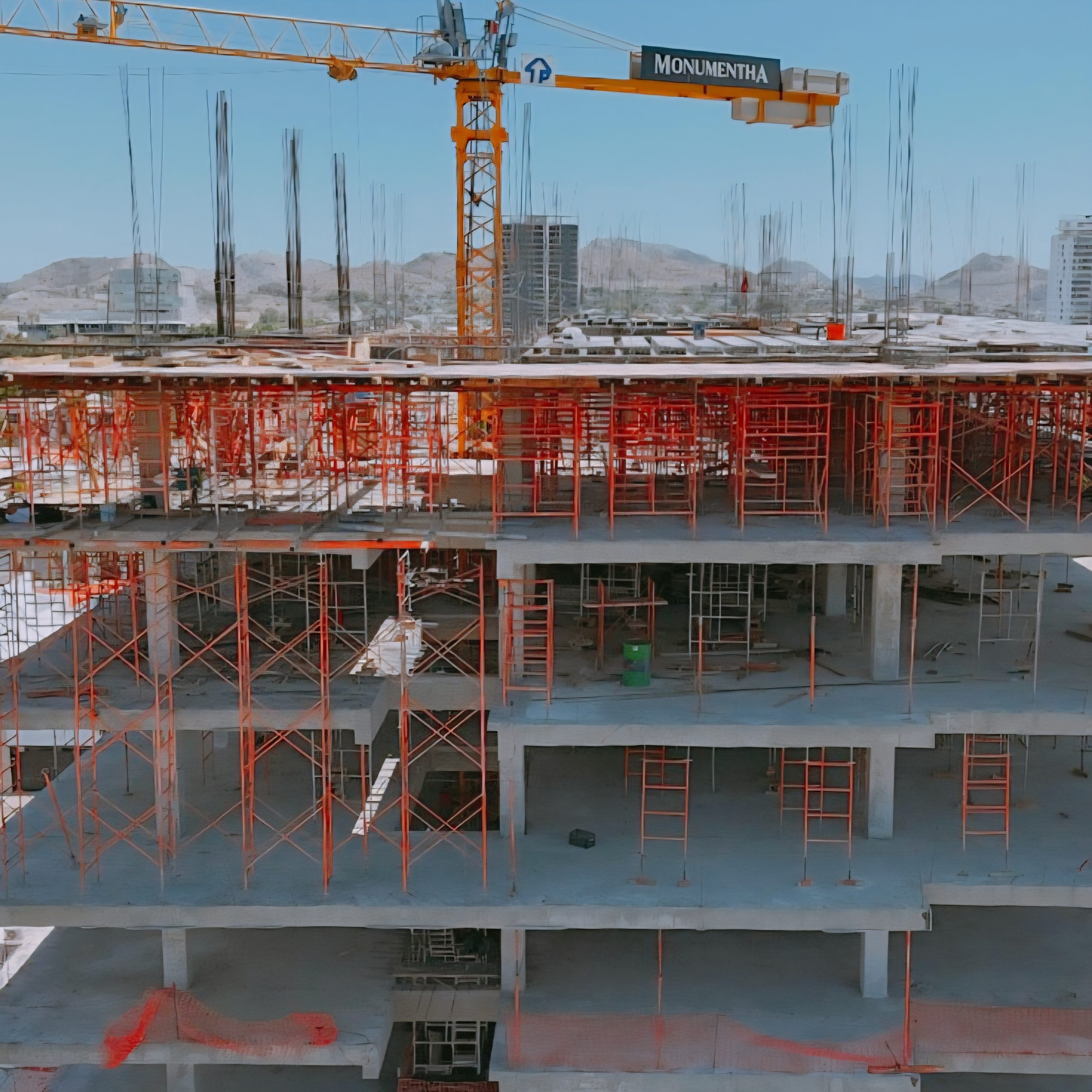 Monumenthal Hermosillo: Apuntalamiento y Cimbra Metálica